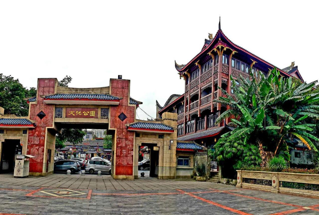 Vegas Cultural Hotel Chengdu Bagian luar foto